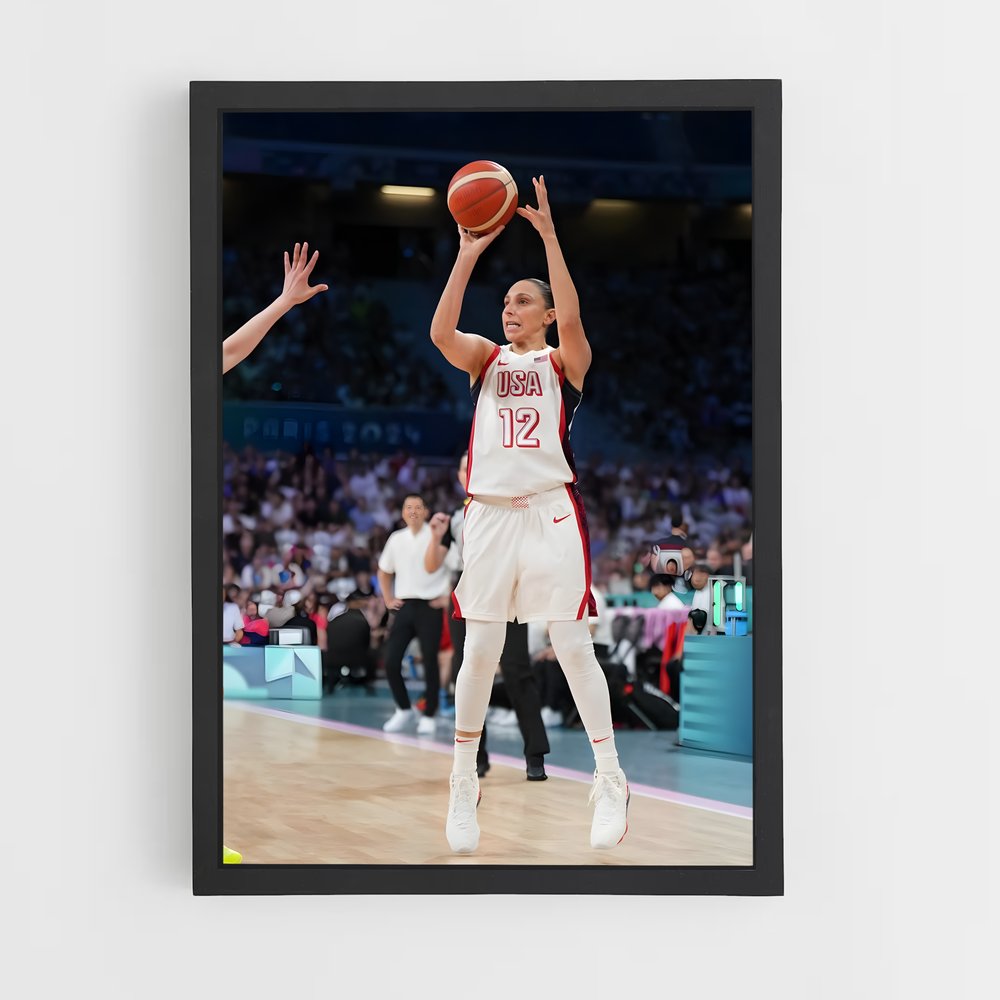 Poster Diana de taurasi – affiche Basketball (vue 2)